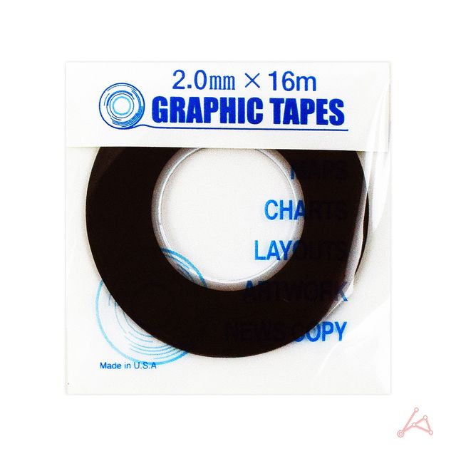 CH 라인테이프 2mm 검정 - 이미지 2