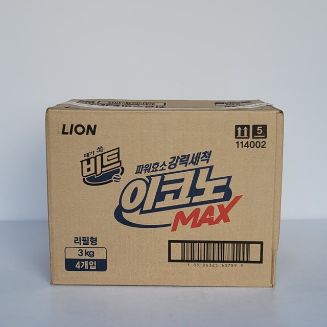 라이온 비트 이코노맥스 3kg 리필형 찬물전용 4개 - 이미지 2