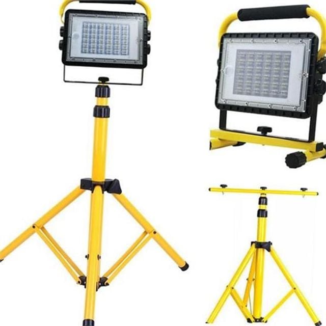휴대용 led 충전식 투광기 삼각대 야외 led 작업등 정원용 강력