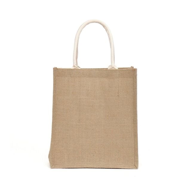 린넨 가방 32x36cm 화이트손잡이 장바구니 린넨토트백 미니토트가방