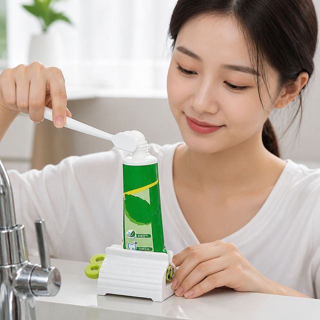 욕실 스퀴저 튜브 짜개 치약 남김없이 사용