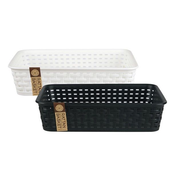 마이 스타일 직사각 바스켓-Y2호 (약25x18.5xH6cm) - 이미지 2