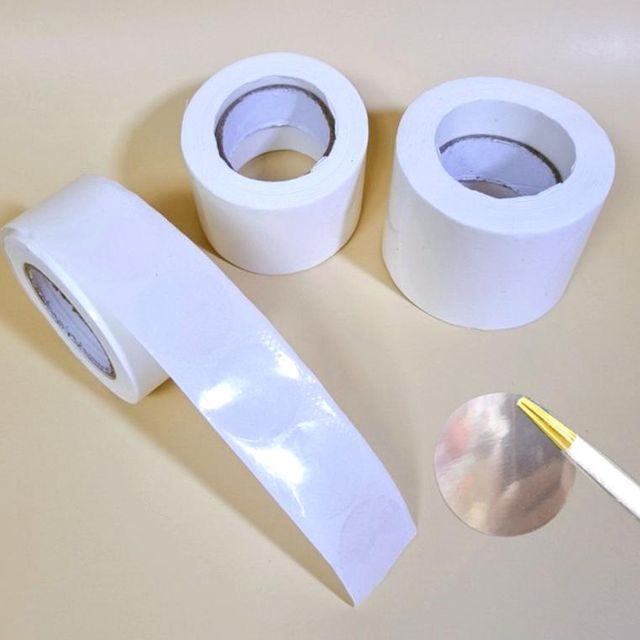 실링스티커 원형 50mm 투명 봉인 라벨 스티커 1롤