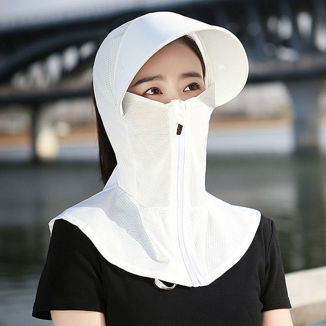 등산 썬캡 얼굴 햇빛가리개 모자 자외선 - 이미지 5