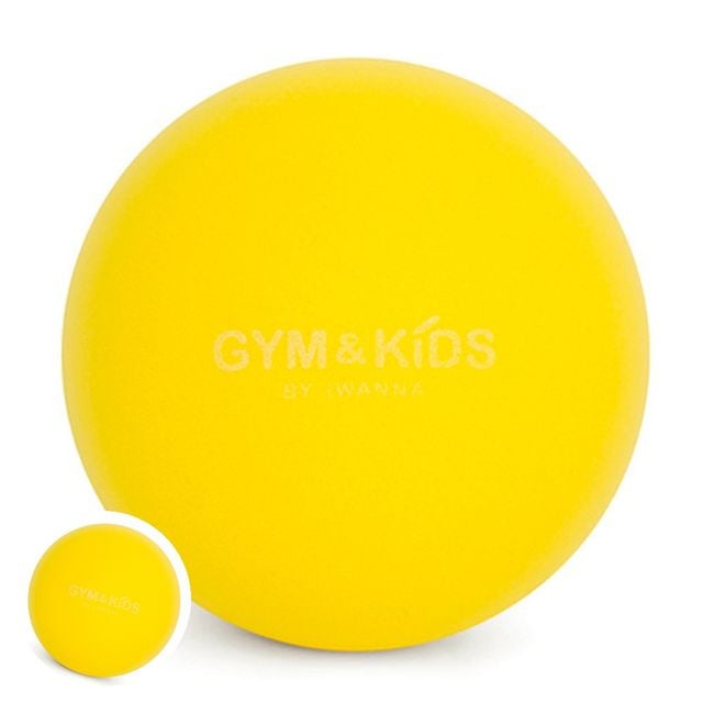 실내놀이완구 유치원장난감 아기공 짐앤키즈 무소음 탱탱볼 18cm 팝 옐로우 유아공 소프트볼 아기완구