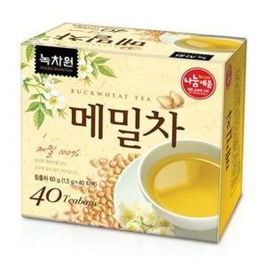 녹차원 메밀차 40티백 구수한 건강차 - 이미지 2
