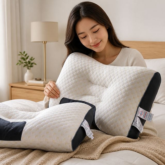 숙면 베개 목 건강 경추 지지 경추배게