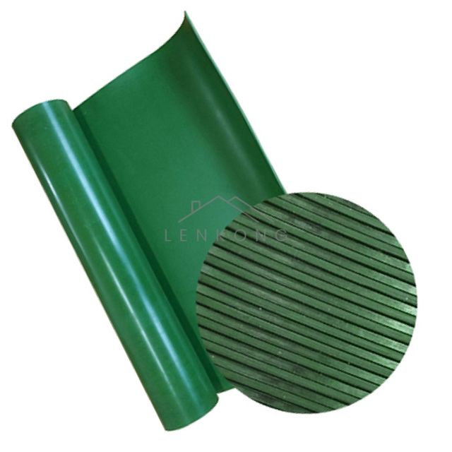 방진고무매트 진동방지고무판 골 녹색 고무판 1롤 1200mmX20MX3.2t