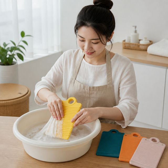 손빨래 세탁 소형 판 빨래용 용품 휴대용 미니 빨래판