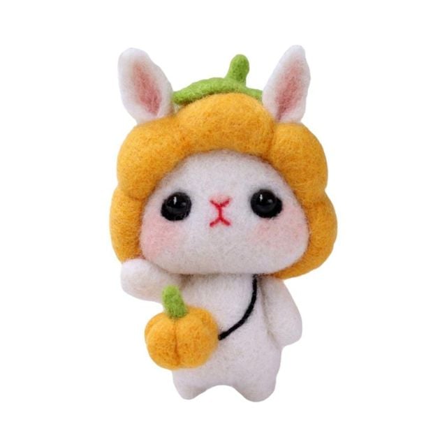 동물 양모펠트 (호박토끼)