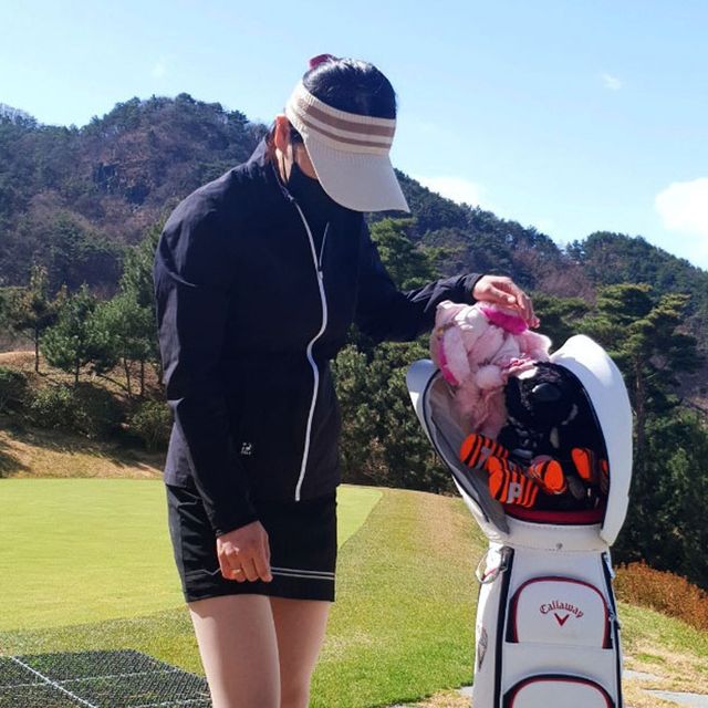 센시엠 햇빛차단 테니스 골프 선캡 캡모자