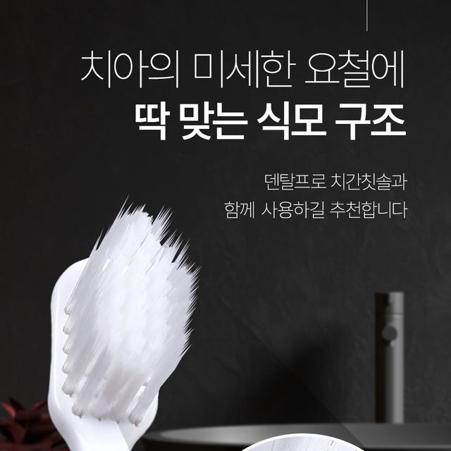 덴탈프로 치간칫솔 전용칫솔 퍼펙트케어 PC61 PC62 - 잇몸 건강 관리 - 이미지 6