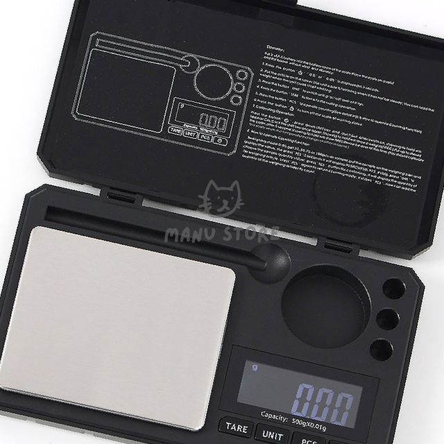 주방전자저울 휴대용전자저울 초정밀 전자저울 500x0.01g