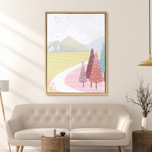 일러스트 캔버스 액자 30x40cm 벽인테리어
