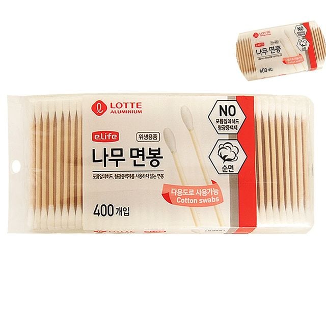 고급면봉 튼튼한면봉 나무면봉 400P