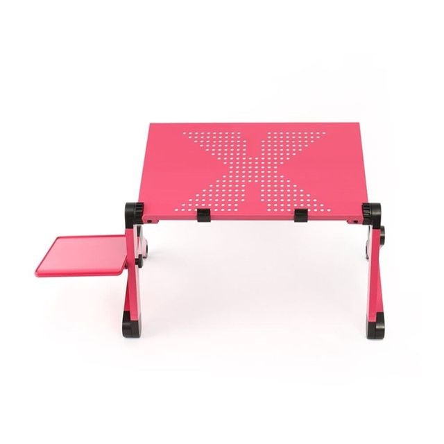 멀티 노트북 테이블 42x26cm 핑크 태블릿받침대 접이식노트북거치대 노트북거치대암