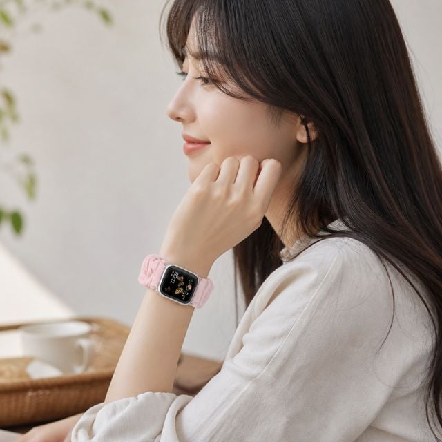 스트랩 5컬러 스크런치 시계줄 손목 밴드 루프 체인 10 9 8 7 se2 se3 액세서리