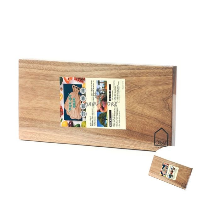 원목나무도마 캠핑나무도마 캄포 각도마 2호 36cm x 18cm