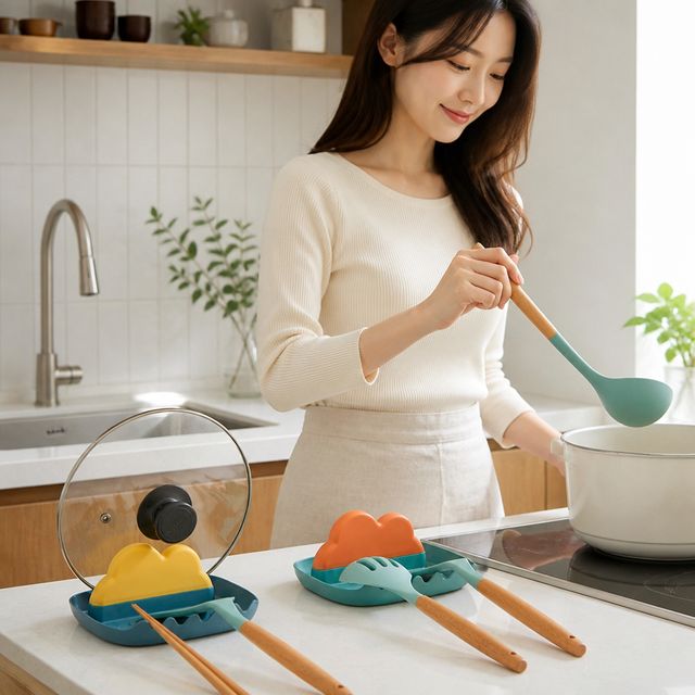 국자 받침대 거치대 주방 조리도구 정리대 국자걸이 트레이 스탠드