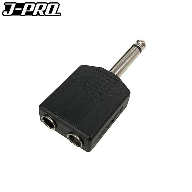 J-PRO JC27 TS 55잭 암-TS 55잭 수 Y 변환젠더 커넥터
