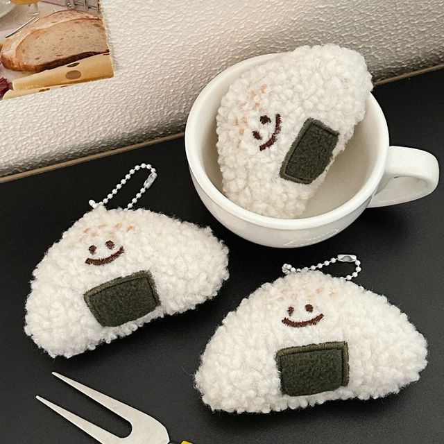 삼각김밥키링 웃긴키링 가방 인형 선물 특이한 - 이미지 6