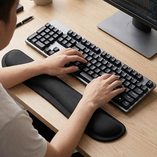 키보드 손목받침대 푹신한 쿠션형 편한 타이핑 패드 손목받침대쿠션