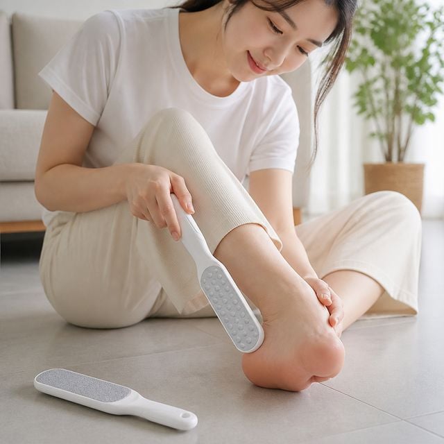 풋파일 발바닥 관리기 뒤꿈치 굳은살 제거기 케어 도구 - 이미지 1