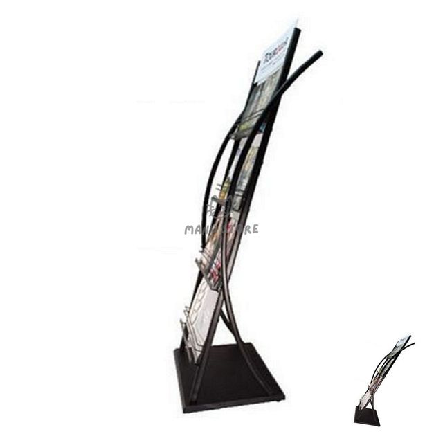 잡지꽂이 리플렛거치대 카다로그 스탠드 A4 2열4단 CS-312L