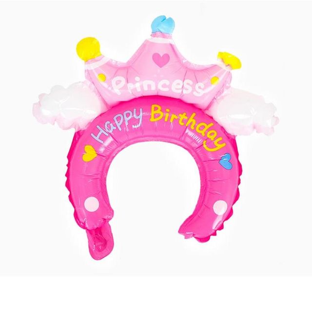 생일파티 LED 풍선 머리띠-프린세스 핑크 - 이미지 2