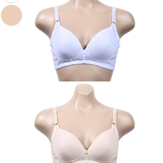 여자속옷노와이어 패드일체형브라 이어 몰드 B컵 브라