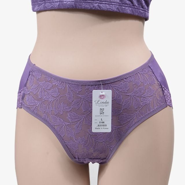 앞면레이스자수 노라인 여성삼각팬티 깔끔한속옷