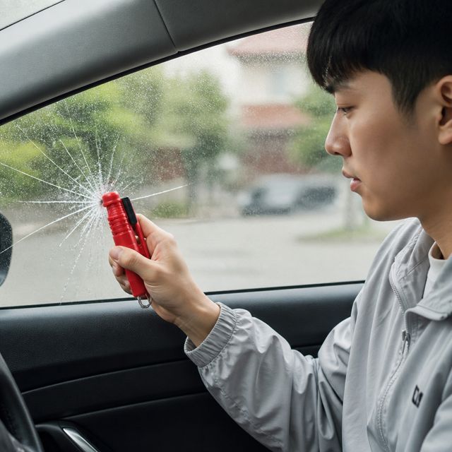 차량 탈출 망치 비상용 구조 해머 안전 장비