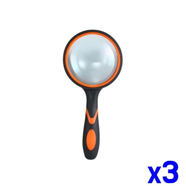 확대경 휴대용확대경 관찰 독서 루페 관찰도구 과학소품 광학 3개 60mm