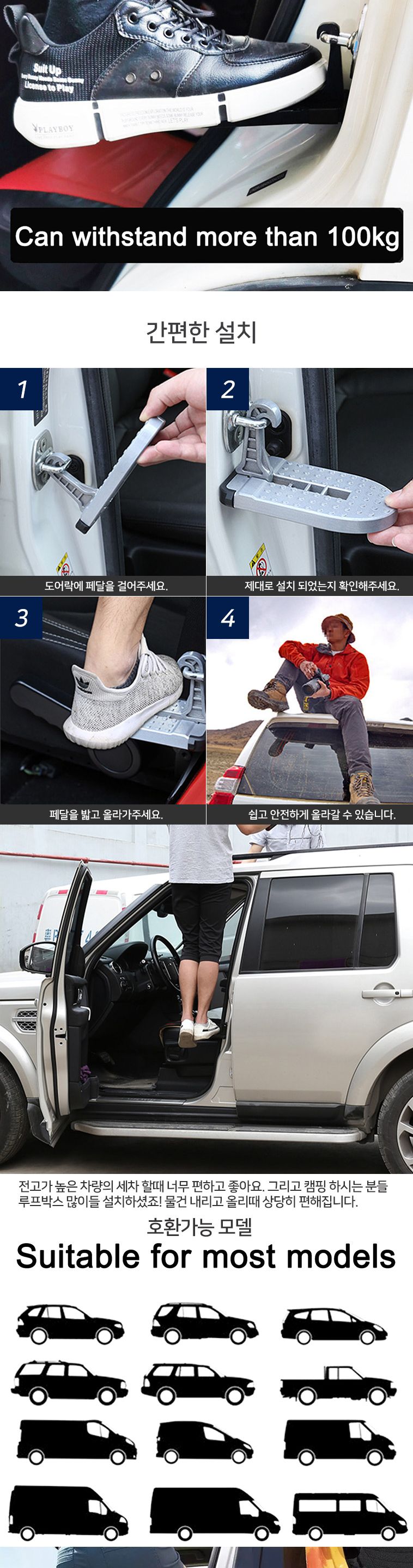 세차 정비 차량용 보조발판겸 구조망치 도어페달 스탭(옵션 품절) 비상망치 비상용망치 탈출망치 유리망치 유리깨는망치 자동차망치 차량용망치 안전망치 자동차탈출망치보조발판 차량용망치보조발판 자동차망치보조발판