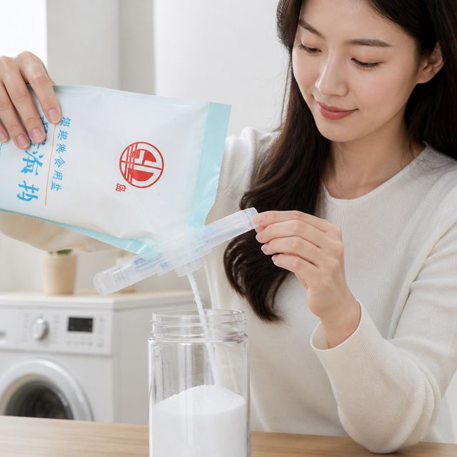 세제 리필 봉투 밀폐 클립 세탁실 주방 정리 보관 집게 - 이미지 1
