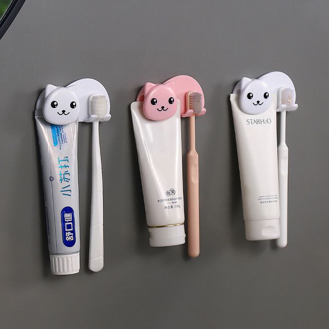 칫솔 거치대 욕실칫솔걸이 치약거치대 - 이미지 5