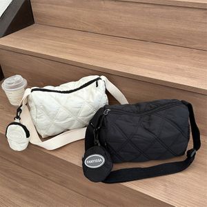 여성용 숄더백 미니 가방 원형 파우치 포함 크로스백 - 이미지 2