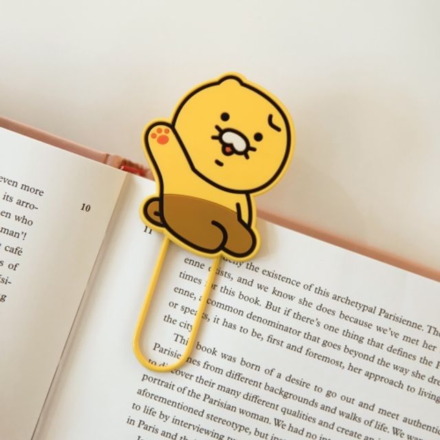 혜명몰 카카오프렌즈 빅클립 북마크 춘식이_인사 - 박스 (100개입) 책갈피선물 북클립 다이어리북마크 북마 - 이미지 4