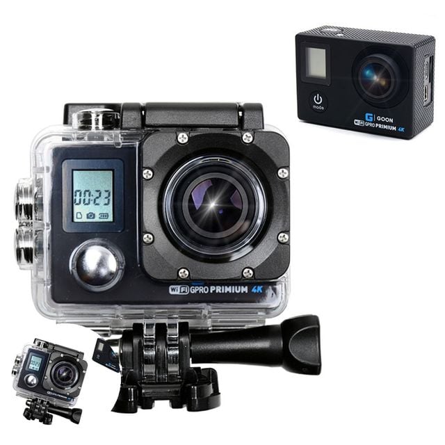 카메라촬영거치대 개인촬영장비 액션캠 GPRO-4000 블랙 온라인교육 PC 화상 카메라