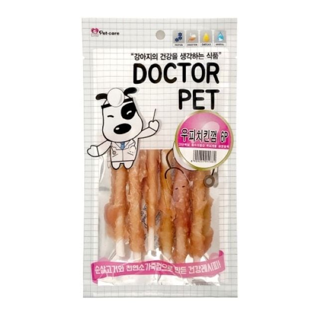 닥터펫 우피 치킨껌 6P 강아지 간식