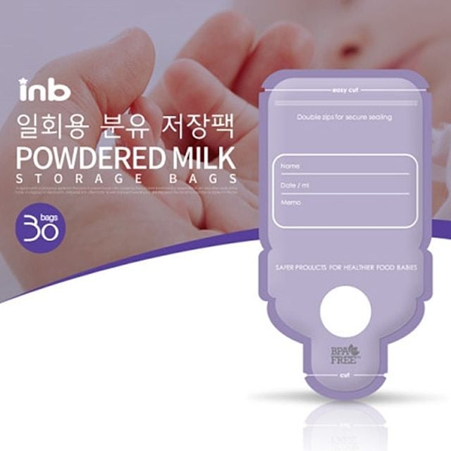 아이앤비 분유저장팩 30P 2개 세트 - 위생적인 분유 보관 필수템