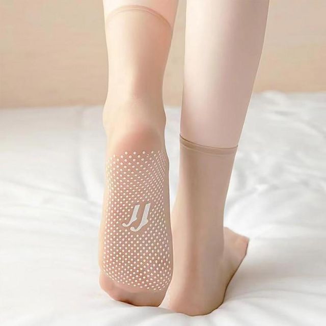 논슬립 발목 스타킹 양말 양말 중목 미끄럼방지스타킹 발목스타킹 실리콘스타킹 덧신
