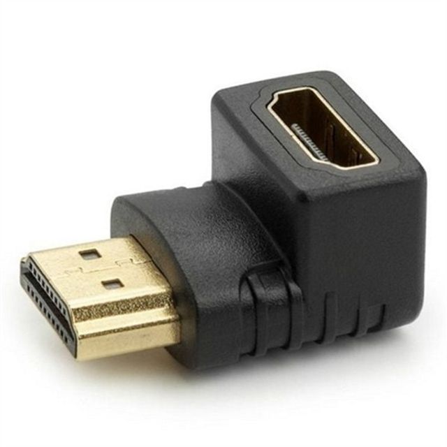고정식 hdmi 90도 꺾임 젠더 수직 hdmi 하향 꺾임 젠더