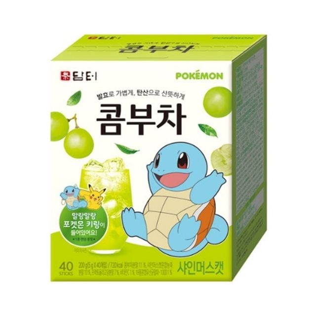 혜명몰 담터 콤부차 샤인머스켓 30T - 박스 (15개입) 차음료 과일차 분말음료 콤부차분말 스틱차