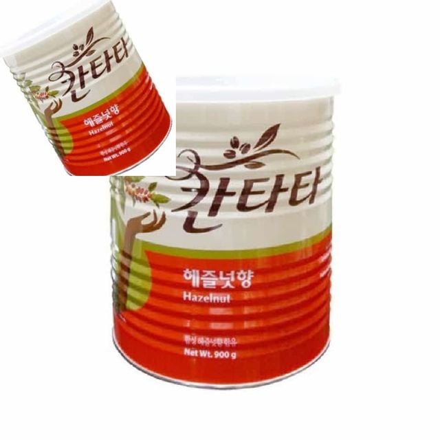 칸타타 원두분쇄헤즐넛 캔 900g 분쇄커피 커피메이커용 커피원두 원두커피