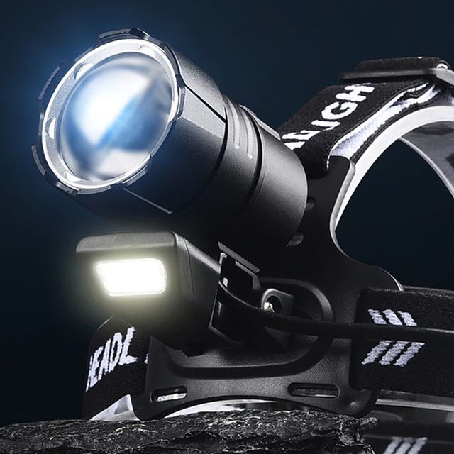 NEW C타입 LED 충전식 줌 랜턴 헤드랜턴 7200루멘 - 이미지 2