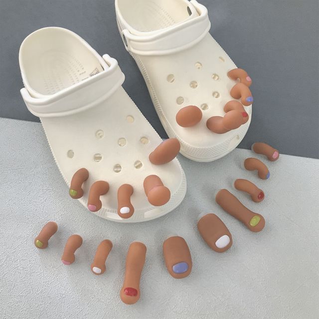수납함 구멍 신발 차원 발가락 재미 창조적 DIY 10 - 이미지 5