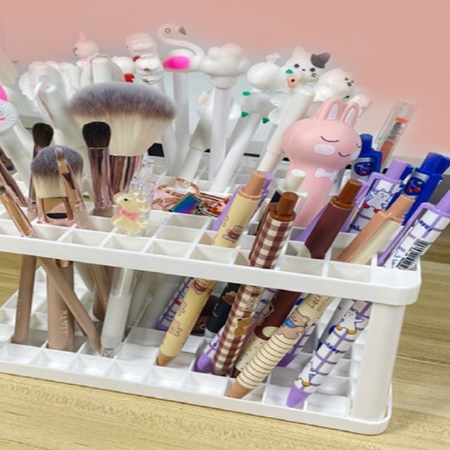 다용도 사각 펜꽂이 화장품 붓꽂이 - 이미지 1