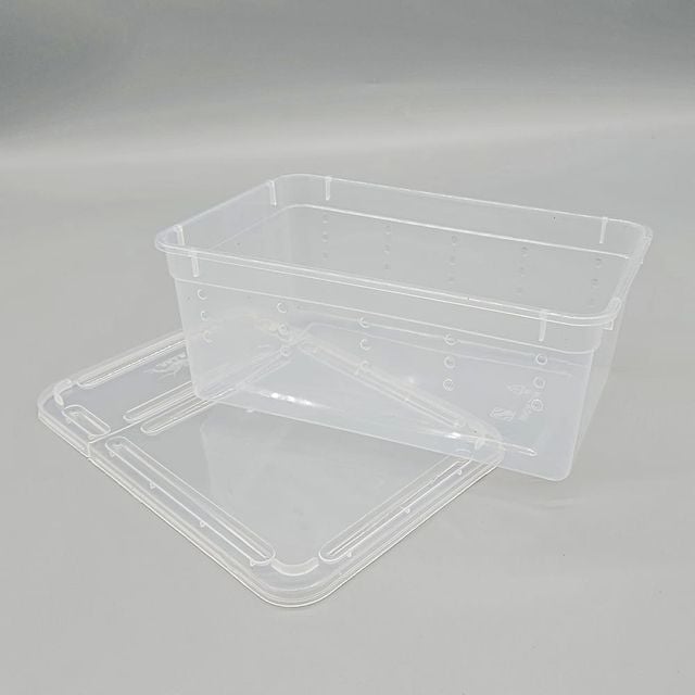 파충류 도마뱀 사육장 곤충 거북이 달팽이 밀웜 집 C4 파충류사육장 투명플라스틱하우스 곤충거북이보관 이