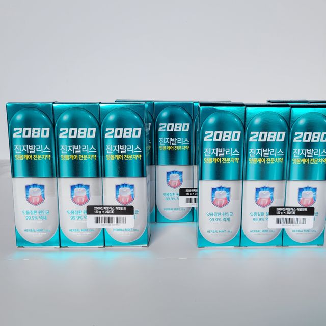 애경 2080 진지발리스 치약 120g(3입) 4개 - 이미지 2
